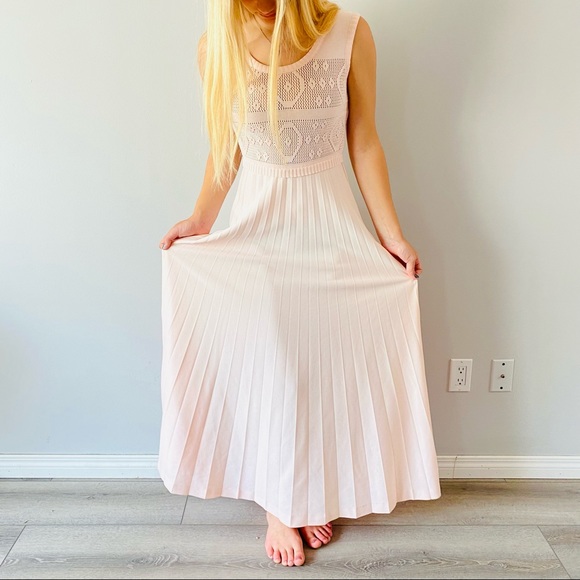 Vintage 1970’s Tricot Partout maxi dress knit 6/8 - Picture 3 of 9